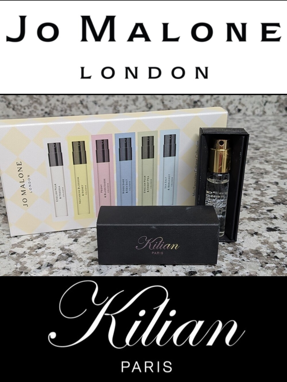 Jo Malone & Kilian Discovery Set Sampler / Travel Size Bundle Good Girl Gone Bad